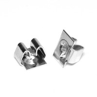 57 Автокрепеж  Скоба под саморез металл.D3,7 mm 11,8x11 mm
