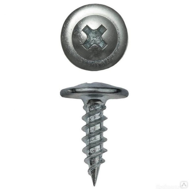 20 Автокрепеж  Саморез с пресс шайбой 6x16,3x16 mm