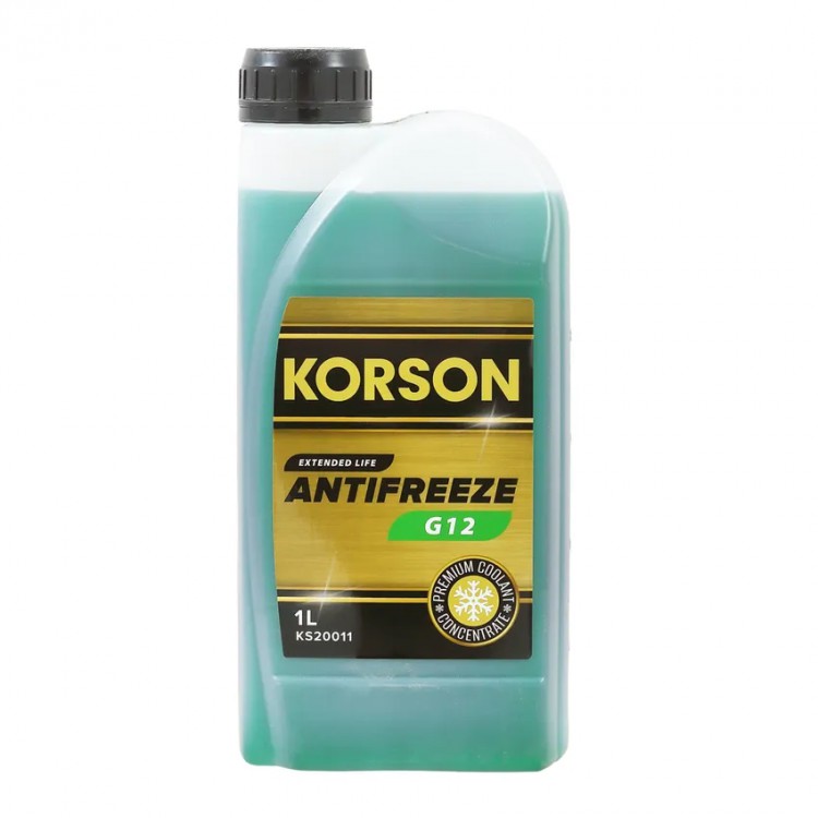 KORSON Антифриз, концентрат G12 зеленый 1л