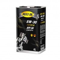 RUXX OIL TOYOTA 5W30 API SN ILSAC GF-5 4л металл